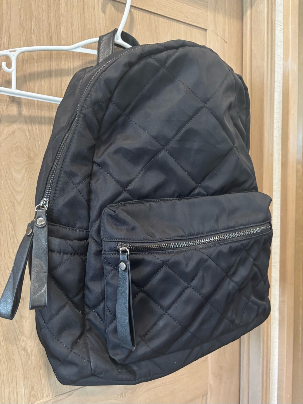 Sol And Selene Backpack‎ Bookbag Diaper Bag Black Quilted - Picture 2 of 5